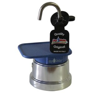 1 C Mini Top Moka Silver - Μόκα Εσπρέσο, Καφετιέρα Sky Blue