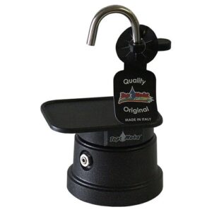 1 C Mini Moka Teflon Espresso Machine Black