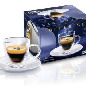 Γυάλινα φλυτζάνια σειρά Caffitaly set για εσπρέσο καφέ